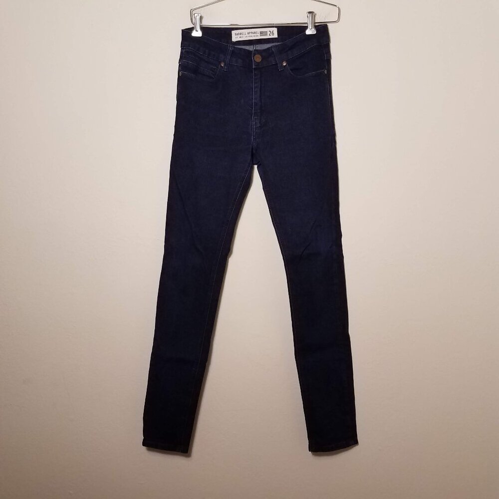 Barbell Jeans Women's 26 Dark Wash Denim Style D027